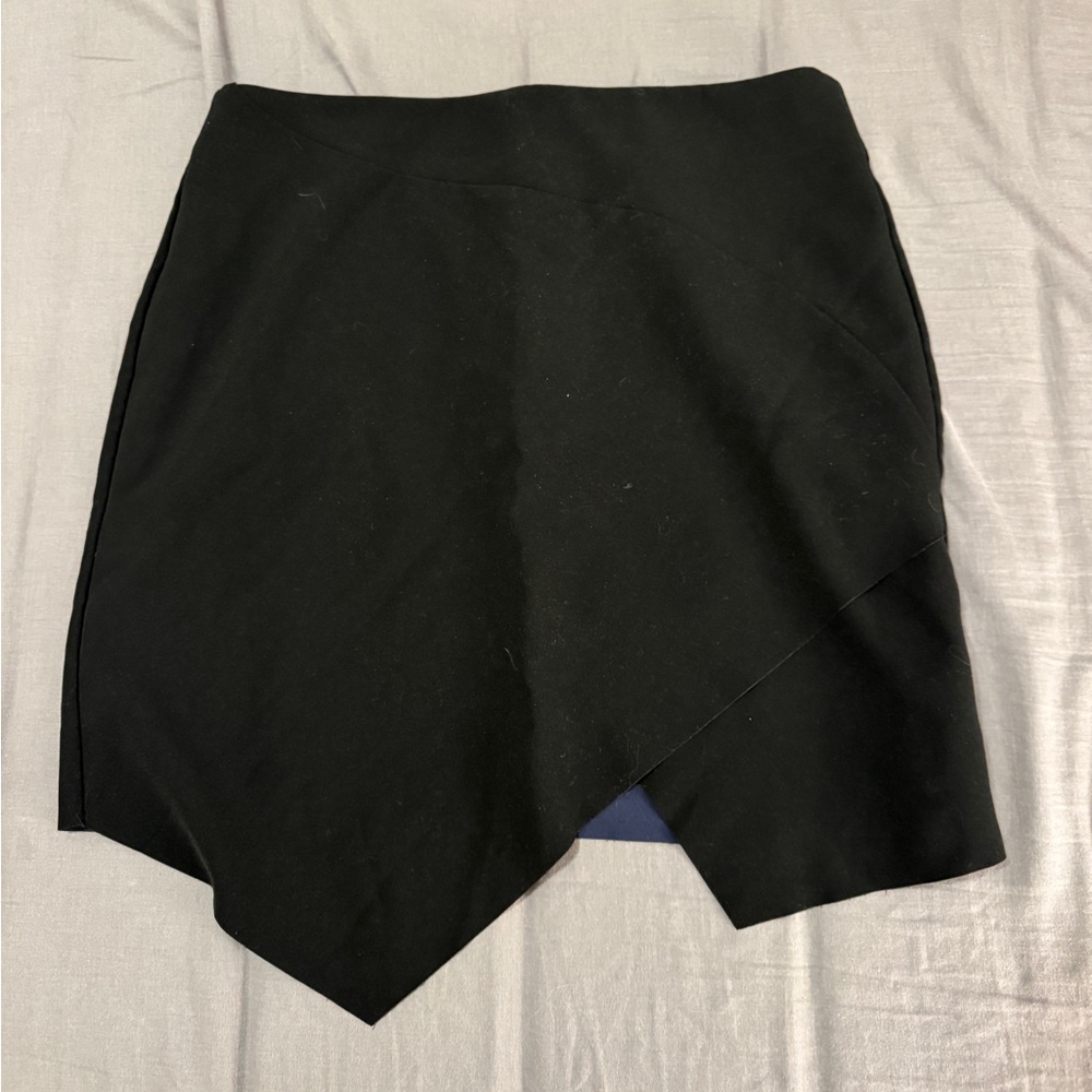 & Other Stories Black Asymmetrical Skirt